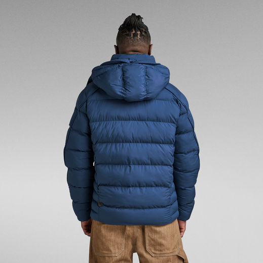 G-Whistler Padded Hooded Jacket | ミディアムブルー | G-Star RAW® JP